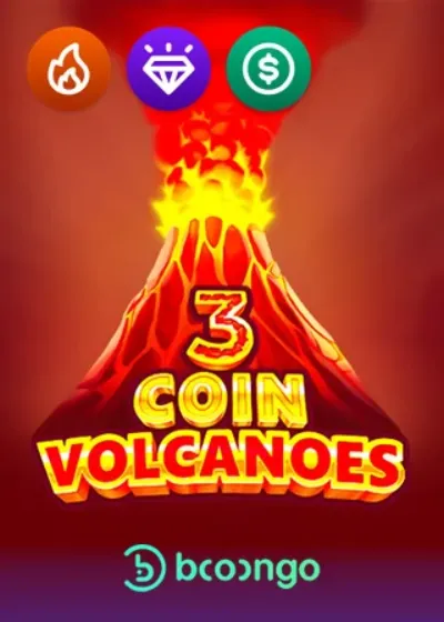 3 Coin Volcanoes online slot by 3oaks
