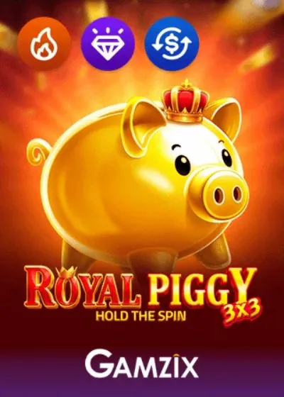 3x3 Royal Piggy Hold the Spin online slot by Gamzix